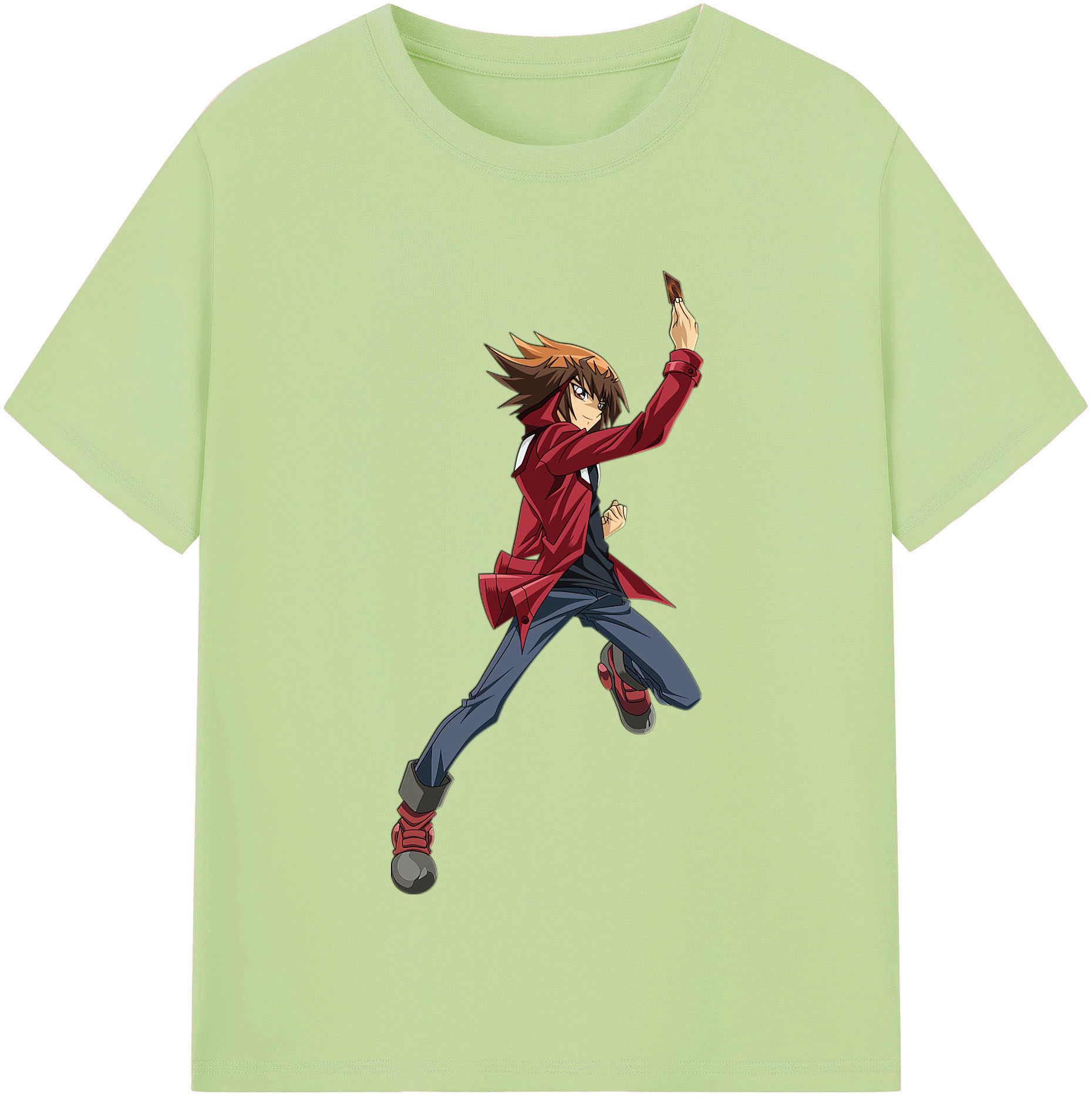 （画像用） 遊☆戯☆王 Yu-Gi-Oh! 綿100％半袖Tシャツ（フロントプリント）